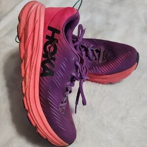 Hoka Women's Athletic Shoes in Purple and Pink